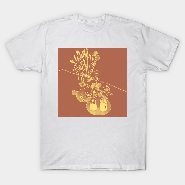 flower vase T-Shirt by fruitspoon.art